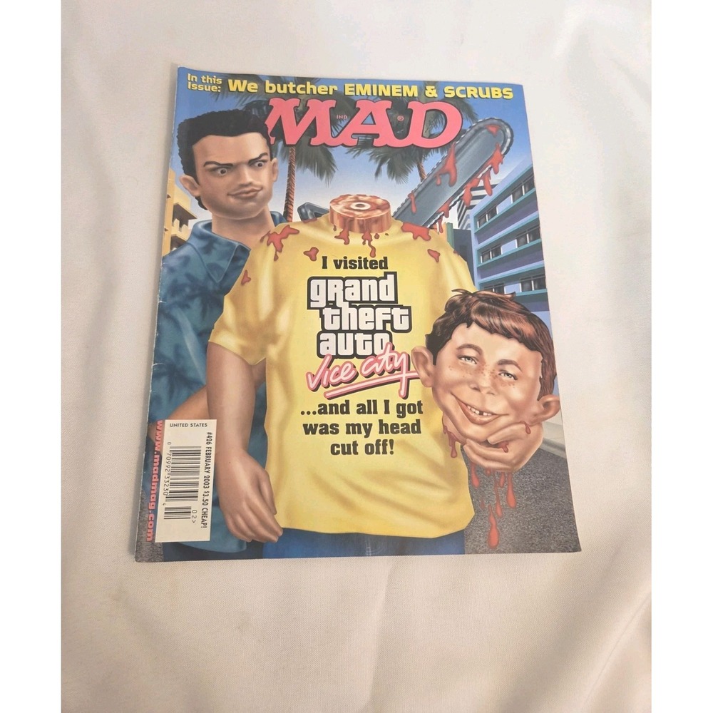 Mad Magazine #426 February 2003 Grand Theft Auto PS2 Gaming Vintage NICE!